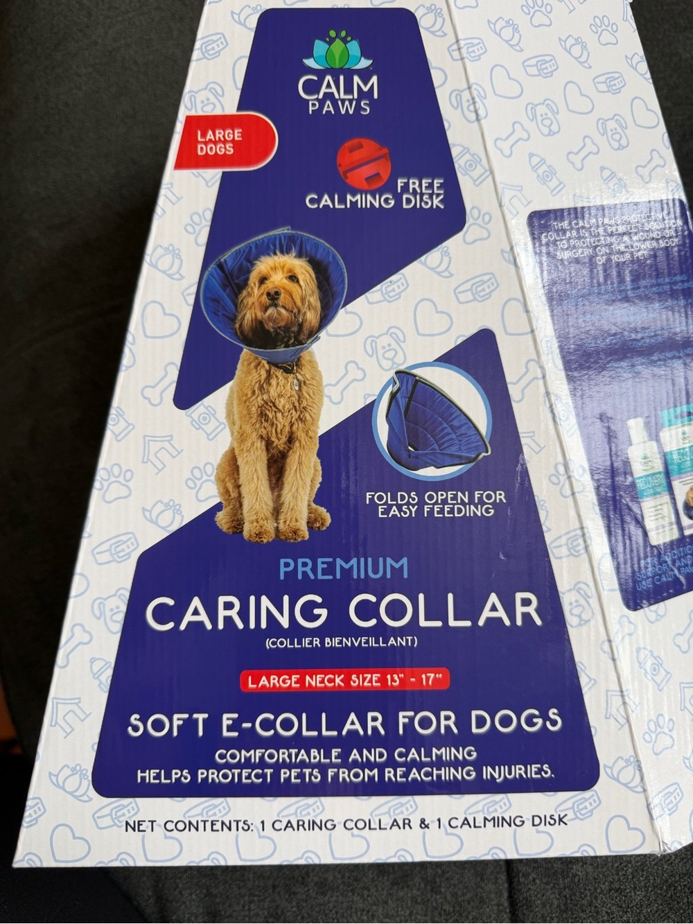 Premium Caring Collar for Dogs - Blue